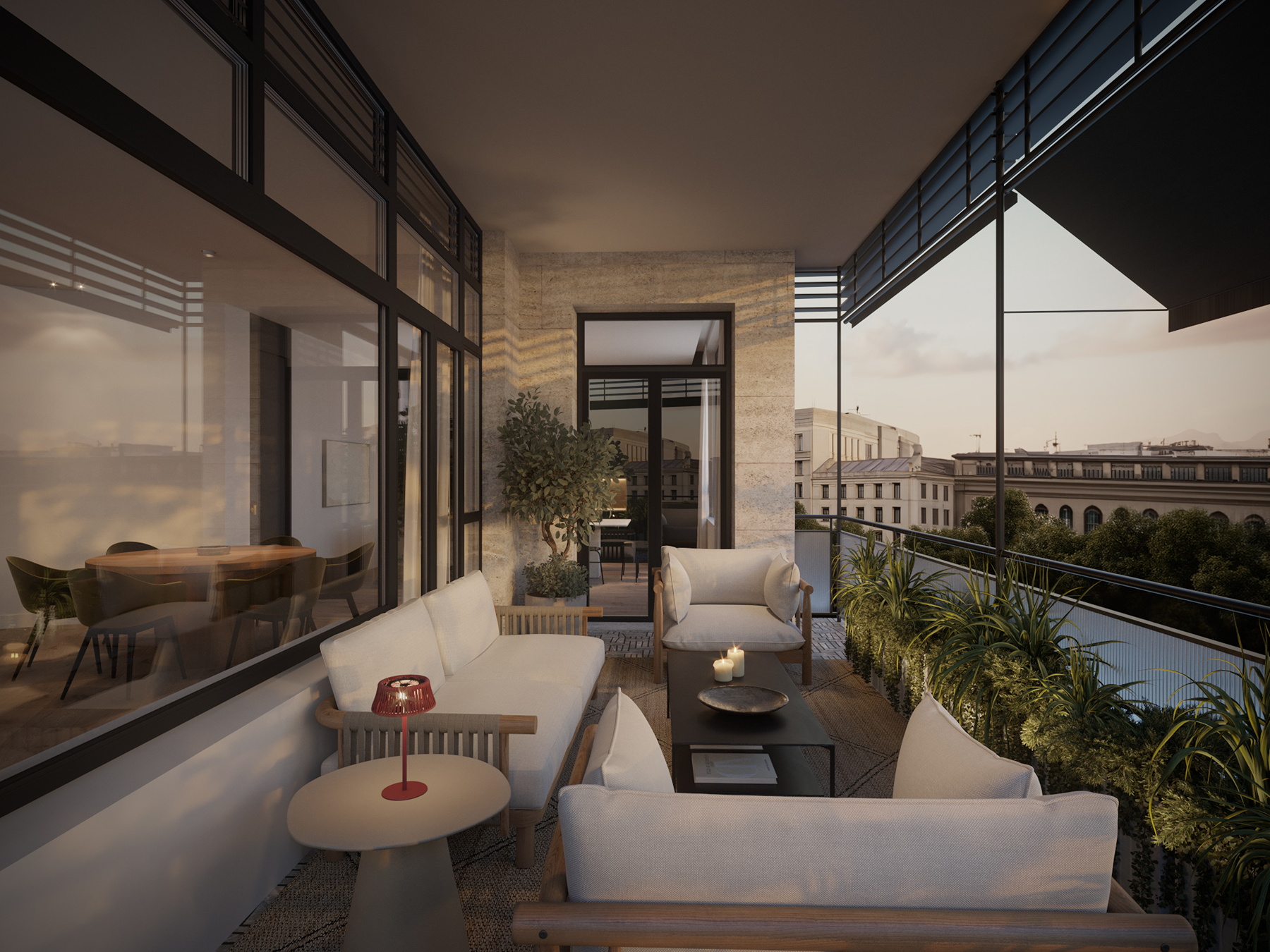 3-bed penthouse with terrace on Paseo de la Castellana in Castellana, Salamanca