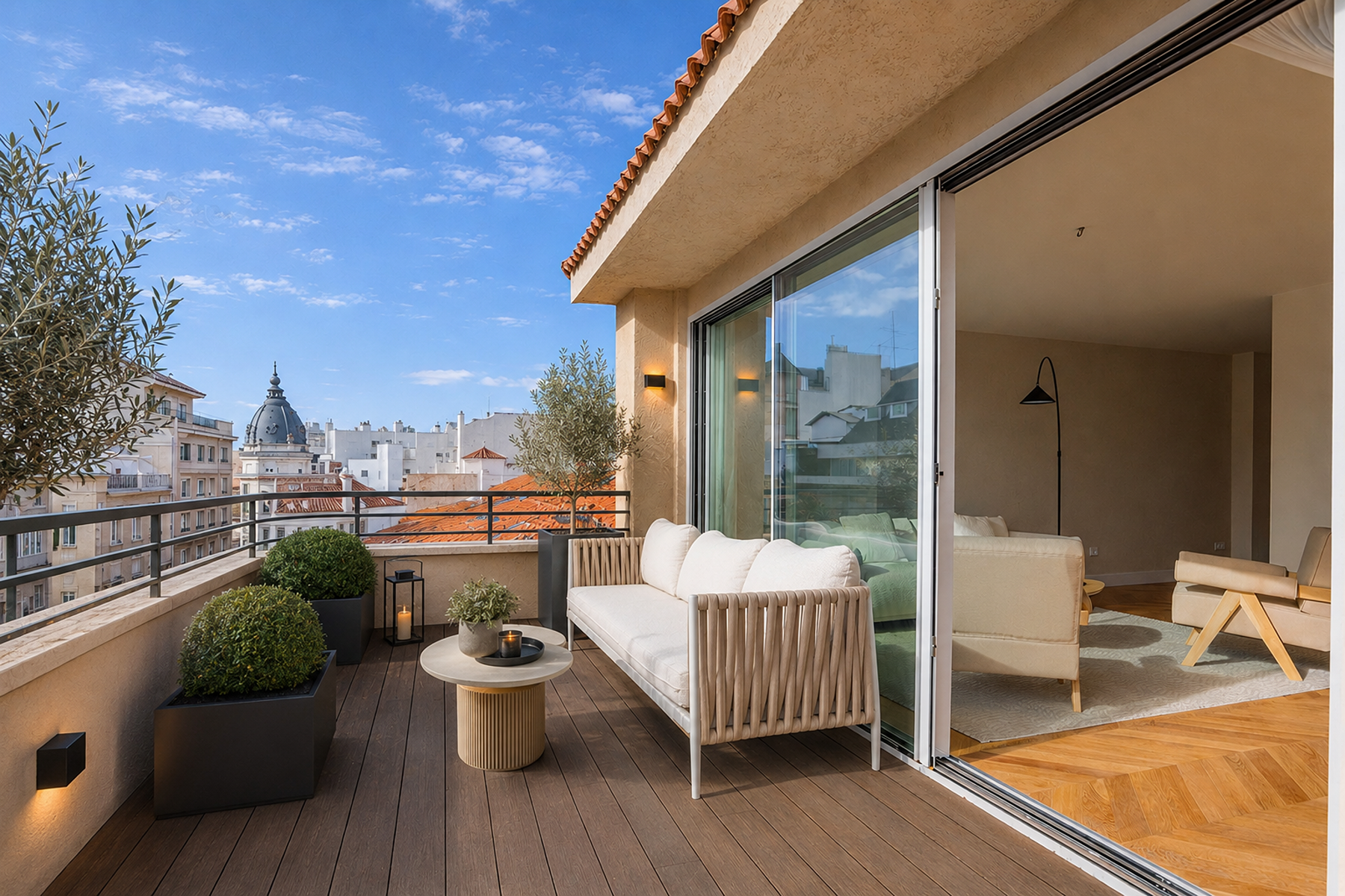Renovated 3-bed duplex penthouse with terrace in Recoletos, Salamanca
