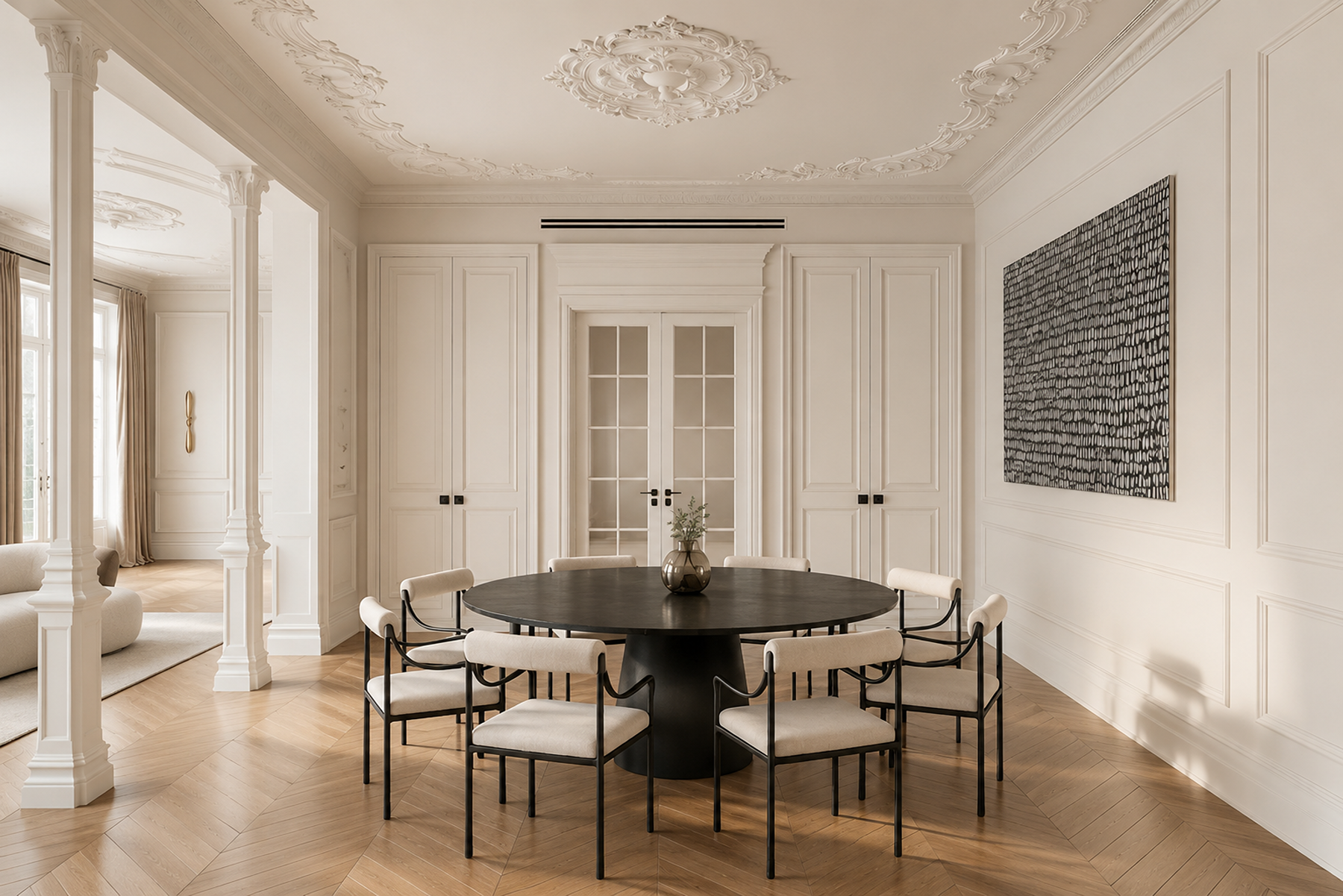 Elegant flat in Recoletos, 240 m2, with three en-suite bedrooms
