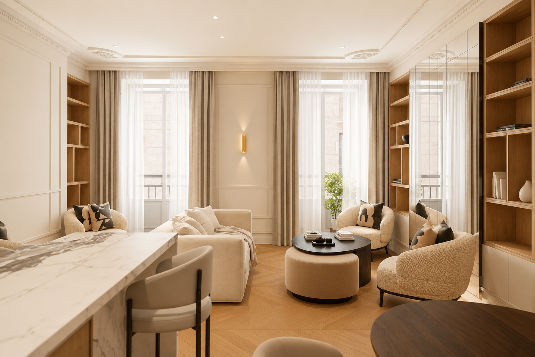 Contemporary Building for Sale in the Justice Center, Madrid