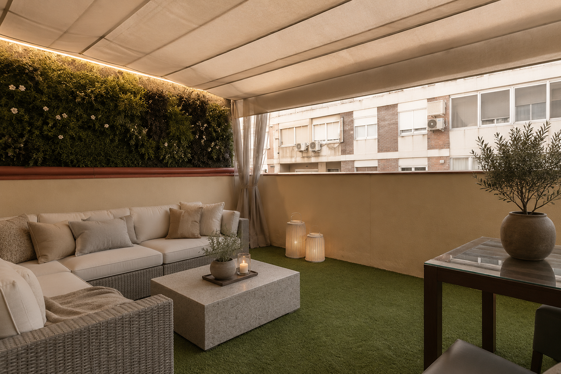 Renovated 2-bed penthouse with terrace in Ibiza, Retiro